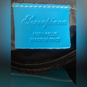 Turquoise leather handbag! Never used!